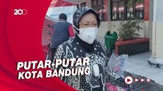 Momen Mensos Risma Cari Kompor Gas di Bandung