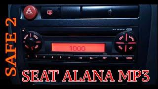 Seat Alana MP3 Security Code Entry Tape Code Entry