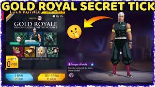 NEW GOLD ROYAL BUNDLE 1 SPIN TRICK TENGEN'S BUNLDE IN FREE FIRE NEW LUCK ROYAL BUNDLE TRICK 