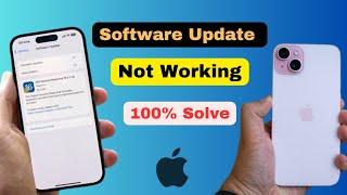 iphone Software Update Not Working | How To Fix Software Update Not Working