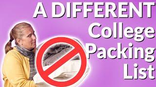 A Different College Packing List!