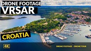 VRSAR  KROATIEN - CROATIA - ISTRIA  - DRONE VIDEO - 4K