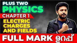 Plus Two Physics | Chapter 1 | Electric Charges and Fields | Full Chapter Revision |Exam Winner