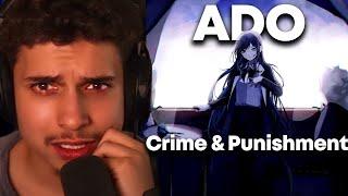 I Teared Up Reacting to 【Ado】 ”罪と罰 / Crime & Punishment" 歌いました