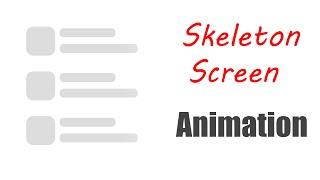 Master Skeleton Screen Gradient Animation with HTML and CSS | Web Design Tutorial