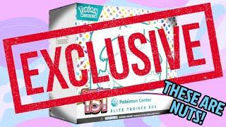 EXCLUSIVE Pokemon Products...