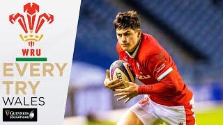 Rees-Zammit Speed & Williams' Strength! | Every Wales Try in 2021 | Guinness Six Nations