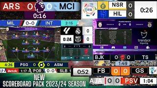 PES 2021 | SP FOOTBALL LIFE 2024 |  NEW SCOREBOARD PACK  | 2023/24 SEASON