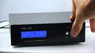 HLLY TVX-02S Low POwer TV Transmitter for Home Broadcast