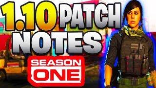 WHATS NEW IN MODERN WARFARE UPDATE 1.10? FULL PATCH NOTES+SEASON 1 OVERVIEW! (COD MW UPDATE 1.10)