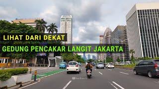 Keliling Kota Jakarta Terbaru 2024 dengan Pemandangan Gedung - Gedung Pencakar Langit Indonesia