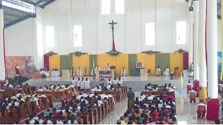 MISA SYUKUR PERESMIAN GEREJA BARU SANTA MARIA FATIMA BETUN #misa #syukur #peresmian #gereja #baru