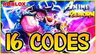 16 CODES ALL WORKING CODES for  ANIME REBORN  Release  Roblox 2024