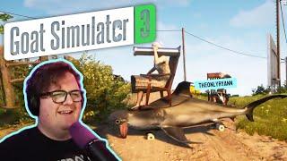 I Am Now... Tony Shark | Goat Simulator 3 w/ Ryann