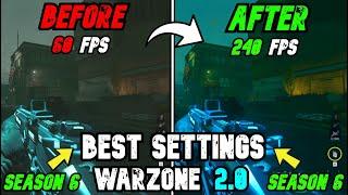 BEST PC Settings for Warzone 2 SEASON 6! (Optimize FPS & Visibility)