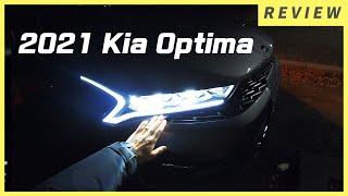 The NEW 2021 Kia Optima with 2.0L base engine(MPi).  Night Drive POV with Kia Optima.