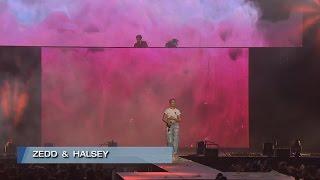 ZEDD & Halsey perfomance @ WELCOME! Fundraising concert for ACLU