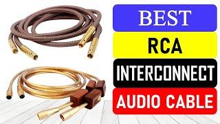 Top 10 Best RCA Interconnect Audio Cable in 2024 | Best Audiophile Interconnect Cable 2024