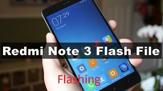 How to Flash Redmi Note 3 MIUI 9 Firmware Update mi flash tool