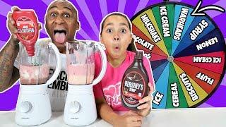 MYSTERY WHEEL OF MILKSHAKE SWITCH UP CHALLENGE!!