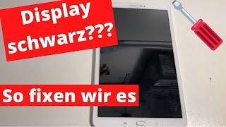 Tablet Display schwarz - und alles schon versucht???