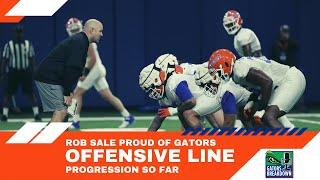 Gators Breakdown: Sale proud of Gators offensive line progression so far