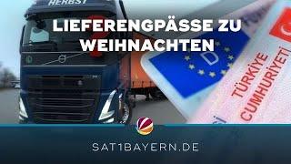 Lieferengpässe zu Weihnachten? Zu wenig LKW-Fahrer in Bayern