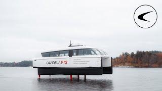 Candela P-12 taking off | 100% electric hydrofoiling passenger vessel
