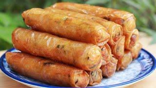 How to make spring rolls of Vietnamese people is eaten by the American president