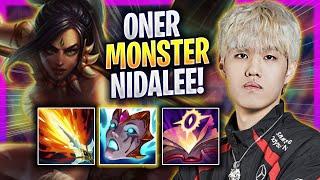 ONER IS A MONSTER WITH NIDALEE! - T1 Oner Plays Nidalee JUNGLE vs Lee Sin! | Season 2024