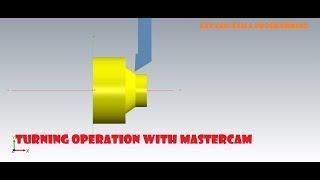 MASTERCAM TUTORIAL! CAM TURNING WITH MASTERCAM! CNC PROGRAMMING!HOW TO DO TURNING WITH MASTERCAM!