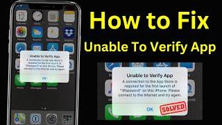 Unable to Verify App An Internet Connection is Required 2023 | iPhone & iPad