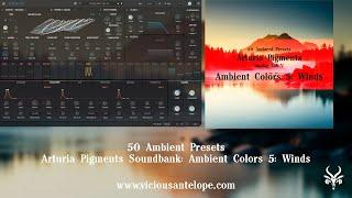 Arturia Pigments Presets | Vicious Antelope - Ambient Colors 5: Winds | Ambient Wind Patches