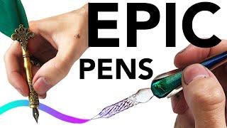 EPIC UNBOXING : Calligraphy Pens, Glass Pens and Inks Review : massive art haul