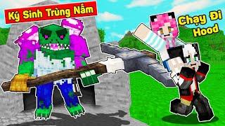 MỀU 24 GIỜ TRỐN KHỎI QUÁI VẬT KÝ SINH TRÙNG NẤM TRONG MINECRAFT*REDHOOD BẢO VỆ MỀU KHỎI VI KHUẨN NẤM