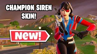 NEW Champion Siren Skin Gameplay in Fortnite!