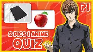 2 PICTURES 1 ANIME | GUESS THESE 30 ANIME IN JUST 2 PICS | Anime Quiz