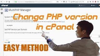 How to change PHP version in cPanel [EASIEST METHOD]