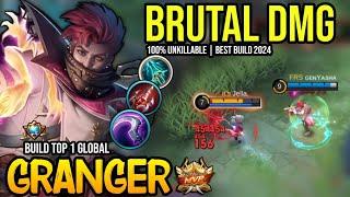 GRANGER BEST BUILD 2024 | BUILD TOP GLOBAL GRANGER GAMEPLAY | MOBILE LEGENDS