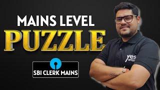 Mega Practice | SBI Clerk 2023-24 | Mains Puzzle | High Level Puzzle | Ankush Lamba