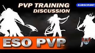 ESO PVP Discussion - Training Tips. #elderscrollsonline #pvp #training #podcast