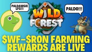 EARN RON and WILD FOREST TOKENS on RONIN NETWORK REWARDS are LIVE and WF TOKEN UPDATE on COINGECKO