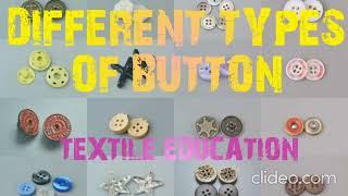 Different types of buttons used in Garments. Types of button@TextileEducation1