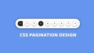Pagination Design Using HTML and CSS