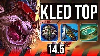 KLED vs SETT (TOP) | 66% winrate, Dominating | NA Challenger | 14.5