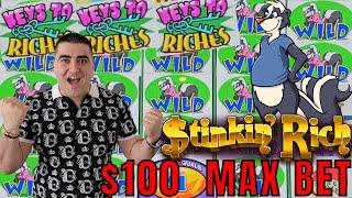 RECORD BREAKING Amount Of BONUSES & JACKPOTS On Stinkin Rich Slot