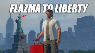 FLAZMA GOES TO LIBERTY CITY!! | GTAV ROLEPLAY