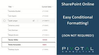 How to EASILY add SharePoint Online Conditional Formatting - JSON NOT REQUIRED!