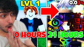 Starting Over and Getting OVERPOWERED in 24 Hours Anime Last Stand Roblox