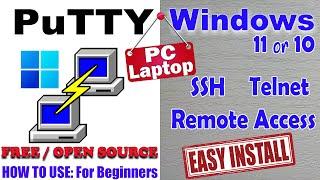 How to Install PuTTY on Windows 11